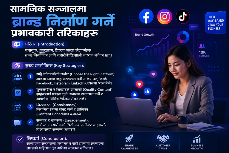 सामाजिक सञ्जालबाट कसरी ब्रान्ड बढाउने?How to Grow Your Brand Using Social Media?